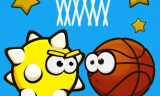 Orange Ball Basketgo Puzzle background